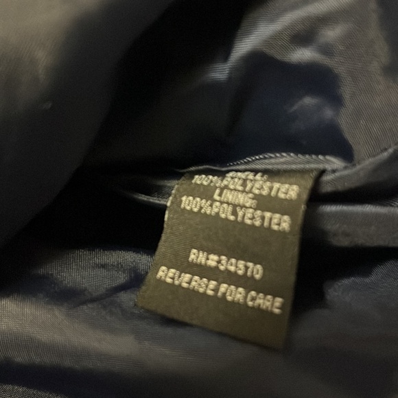 Jason Maxwell, navy blue, Teddy Sherpa fully lined cropped style jacket - Picture 11 of 13